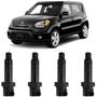 Imagem de Kit 4 Bobinas Ignição Kia Motors Soul 1.6 2009 a 2020 Ngk