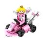 Imagem de Kit 4 bonecos mario kart luigi princesa donkey kong blocos de montar