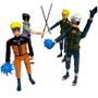 Imagem de Kit 4 Bonecos Naruto Articulados 15 Cm + Acessorios