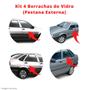Imagem de Kit 4 Borracha Pestana Externa Tempra Tempra Sw  1991 A 1998 - UN / 4