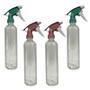 Imagem de Kit 4 Borrifador Pulverizador Leve 500ml Sortido