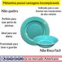 Imagem de Kit 4 Bowl Melamina Turquesa 19cm Material Tipo Plastico Grosso Resistente Não Quebra Não Risca Piscina Crianças