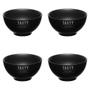 Imagem de Kit 4 Bowls De Porcelana Preto Manhattan 440ml