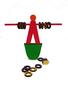 Imagem de Kit 4 Brinquedo Educativo - Boneco Equilibrista