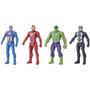 Imagem de Kit 4 Brinquedo Mini Boneco Avengers Vingadores Marvel Articulado 10 cm