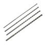 Imagem de kit 4 Broca Longa Fura Parede Concreto 30cm Fertak 6 8 10 12mm