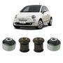 Imagem de Kit 4 Bucha Leque Dianteiro Fiat 500 Polones 2009 2010 2011