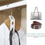 Imagem de Kit 4 Cabide C/ 3 Ganchos Parede Suporte Organizar Roupas - Clink