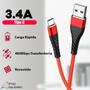 Imagem de Kit 4 Cabos Carregador Tipo C USB 2 Metros Original 