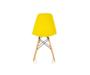 Imagem de kit 4 Cadeira De Jantar Charles Eames Dkr Eiffel cor Amarelo