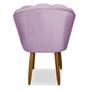 Imagem de Kit 4 Cadeira para Mesa de Jantar Modelo Flor Veludo