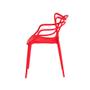 Imagem de Kit 4 Cadeiras Allegra Vermelha Sala Cozinha Jantar