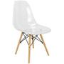 Imagem de Kit 4 Cadeiras Charles Eames Cristal Eiffel Wood Designer