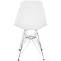 Imagem de Kit 4 Cadeiras Charles Eames Eiffel Base Metal Cromado