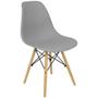 Imagem de Kit 4 Cadeiras Charles Eames Eiffel Wood Design - Cinza