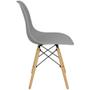 Imagem de Kit 4 Cadeiras Charles Eames Eiffel Wood Design - Cinza
