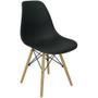 Imagem de Kit 4 Cadeiras Charles Eames Eiffel Wood Design - Preta