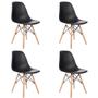 Imagem de Kit 4 Cadeiras Charles Eames Preta