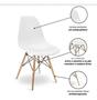 Imagem de Kit 4 Cadeiras Charles Eames Wood Design Eiffel Colorida