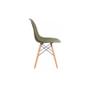 Imagem de Kit 4 Cadeiras Charles Eames Wood Design Eiffel Verde Musgo