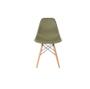Imagem de Kit 4 Cadeiras Charles Eames Wood Design Eiffel Verde Musgo
