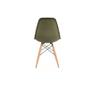 Imagem de Kit 4 Cadeiras Charles Eames Wood Design Eiffel Verde Musgo