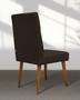 Imagem de Kit 4 Cadeiras De Jantar Decorativa Gabi Suede Marrom
