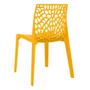 Imagem de Kit 4 Cadeiras de Jantar Gruvyer Design em Polipropileno - Amarelo