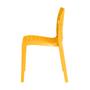 Imagem de Kit 4 Cadeiras de Jantar Gruvyer Design em Polipropileno - Amarelo