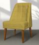 Imagem de Kit 4 Cadeiras De Jantar Paris Suede Amarelo - Meular Decor