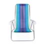 Imagem de Kit 4 Cadeiras de Praia Aluminio Reclinavel 4 Posicoes  Mor 