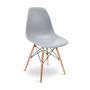 Imagem de Kit 4 Cadeiras Design Eiffel Eames Wood Jantar Cinza