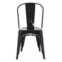 Imagem de KIT 4 Cadeiras Design Tolix Metal Pelegrin PEL-1518 Cor Preta