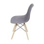 Imagem de Kit 4 Cadeiras Eames Design Colméia Eloisa Cinza
