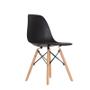 Imagem de Kit 4 Cadeiras Eames Preta com Pés de Madeira Decorativas Eiffel Charles