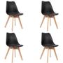 Imagem de Kit 4 Cadeiras Eames Tulip Preta