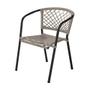 Imagem de Kit 4 Cadeiras em Corda Náutica Rami e Alumínio Preto Florence para Área Externa 