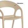 Imagem de Kit 4 Cadeiras Glass Plus em Polipropileno-Capuccino