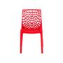 Imagem de Kit 4 Cadeiras Gruvyer Vermelha Sala Cozinha Jantar