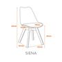 Imagem de Kit 4 Cadeiras para Sala de Jantar Saarinen Wood Espresso Móveis
