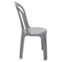 Imagem de Kit 4 Cadeiras Plástica Sem Braço Atlântida Cinza Tramontina