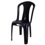Imagem de Kit 4 Cadeiras Plasticas Preto 182 Kg - Duoplast