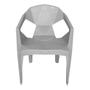 Imagem de kit 4 Cadeiras Poltrona Com Apoio Braço Plástica DIAMOND