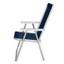 Imagem de Kit 4 Cadeiras Praia Alta Conforto Sannet Azul Marinho Mor