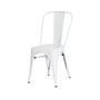 Imagem de Kit 4 Cadeiras Tolix Iron Design Branca Aço Industrial Sala Cozinha Jantar Bar