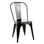 Imagem de Kit 4 Cadeiras Tolix Iron Design Preto Fosco Aço Industrial 