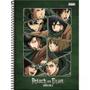 Imagem de Kit 4 Caderno Attack on Titan Universitário Espiral - Foroni