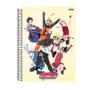 Imagem de Kit 4 Cadernos Boruto Tamanho Grande Com Adesivos Arame Capa Dura Com 40 Itens