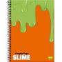Imagem de Kit 4 Cadernos Espiral Slime + Mochila Transparente+ Estojo 