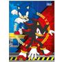 Imagem de Kit 4 Cadernos Sonic Brochura Capa Dura Tilibra Com Pauta